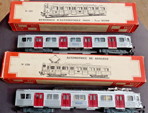 Autorail remorque budd - v.b.,
