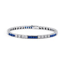 Bleu Saphir Diamant Boite