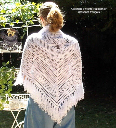 Chale crochet main - main, s