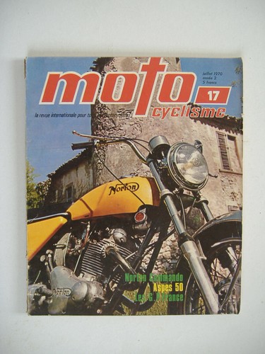 Motocyclismes norton 750 - n°17,