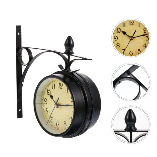 Horloge murale double - , face