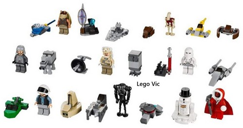 Lego 9509 calendar calendrier - lego,