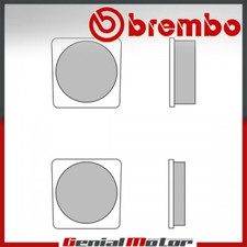 Plaquettes Brembo Frein Anterieures 27 pour Yamaha RD DX 200 1978 > 1980