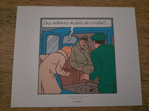 Planche tintin moulinsart - planche,