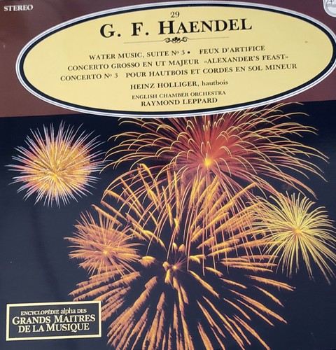 Haendel water music feux - –, /