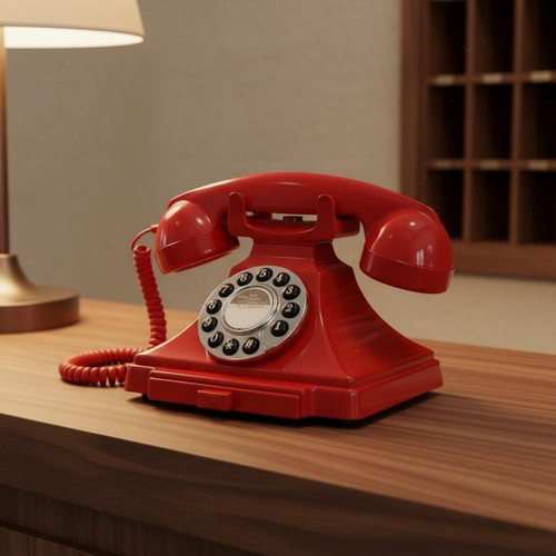 Téléphone rétro cadran - rétro,