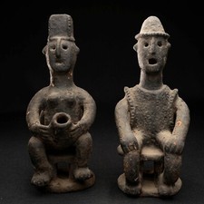 B164 -STATUE DE COUPLE IGBO EN