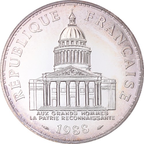 Monnaie france panthéon - monnaie,,