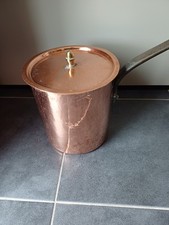 Rare Ancienne Très Grande Casserole En Cuivre E Dehillerin Idem Gaillard Paris 