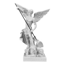 Statue Saint Michel Archange vaincu Lucifer statue sculpture marbre moulé