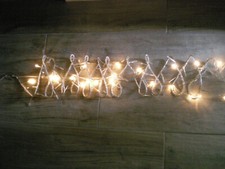 guirlande électrique Noël décoration lumineuse blanc 5m animée extérieur