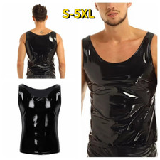 Gilets En Cuir Verni Pour