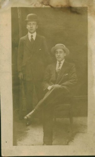 Photo ancienne homme frère - ,