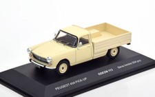 PEUGEOT 404 PICK UP BEIGE 1967 ODEON 113 1/43 504 PIECES METAL UTILITAIRE LHD