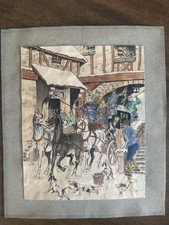 Aquarelle Et Encre, Retour De