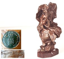 Figurine En Bronze Buste Femme