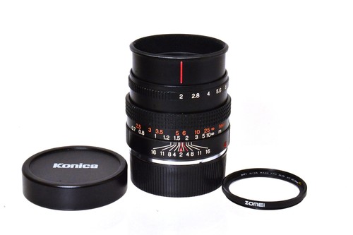 Objectif manuel konica - objectif, m