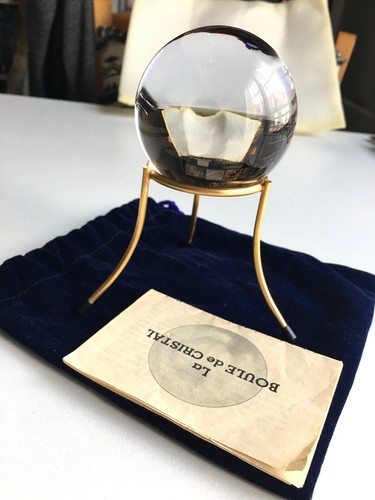 Boule cristal grimaud 1977 - cristal,