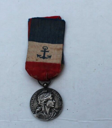 Médaille argent marine - en,