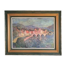 Tableau  Village Alpes