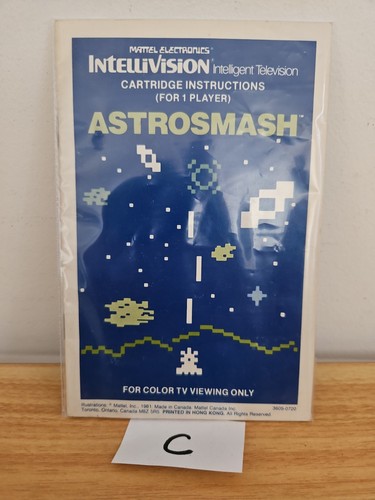Intellivision astromash - intellivision,