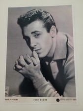 Tirage Photo 21x29.7 - JACK SCOTT - rock 'n' roll Canadian Singer