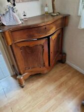 commode buffet merisier L 105 H 97 P46 2 portes( abimées) 1 etagere 1 tiroir 