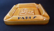 Cendrier Ashtray Au Louvre Paris faïence nouvelle de provence