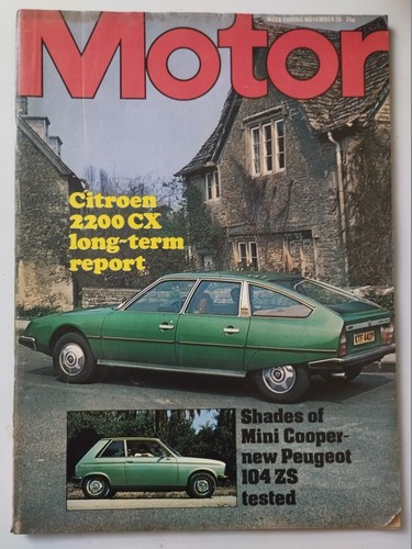 Motor magazine nov - motor, 1976