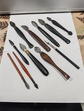 Très Rare Lot Grattoir A Encre Outil Médecin , Cordonnerie, 19 Ème Siècle 