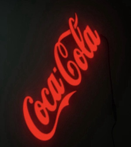Enseigne lumineuse coca cola - enseigne, coca-cola