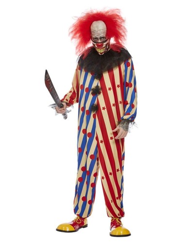 Smiffys creepy clown costume - clown,