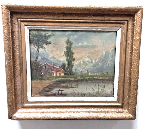 Huile sur toile non - , signée