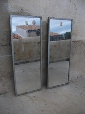 Paire de glaces de magasins ancienne