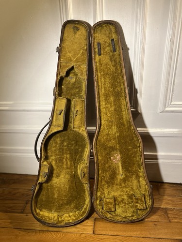 Ancien étui violon bois - étui, en