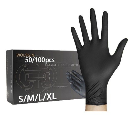 Gants jetables nitrile - jetables,