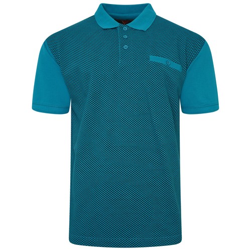 Chemise polo imprimée diamant - polo,