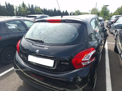 Malle hayon arriere - arriere, peugeot