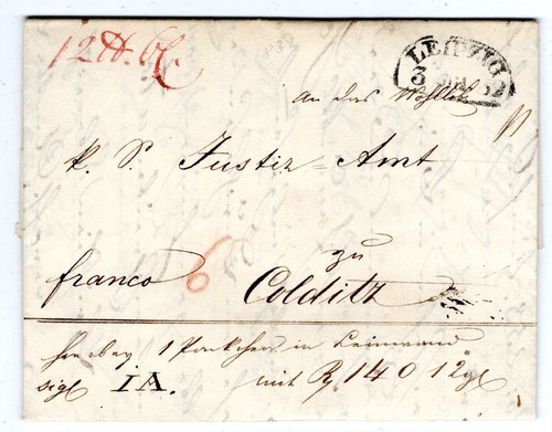Sachsen 1832 leipzig - 1832, vers