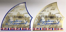 H. GERMAIN - 2 ÉTIQUETTES