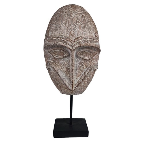Masque africain gravé - masque,