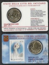 VATICAN 2011 COINCARD pièce