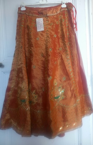 Jupe indienne vintage taille - vintage,