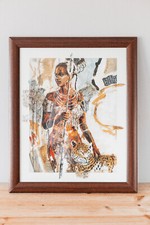 Tableau encadré femme - tableau,
