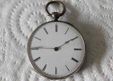 montre gousset homme argent a clés type Lépine  52.3 G fonctionne TB +-1880