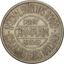[#410835] Canada, Jeton, National Harbours Board, Champlain Bridge, TTB+, Nickel