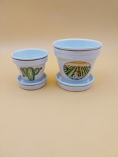 2 pots de fleurs Villeroy Boch