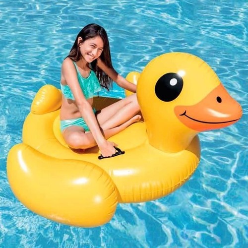 Bouée gonflable canard jaune - gonflable,
