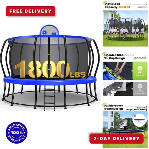 Zupapa 16ft trampoline with - trampoline,