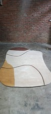 Tapis laine moderne fait - en,